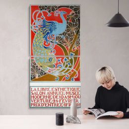 La Libre Esthetique Salon Annuel by Gisbert Combaz Canvas Wall Art Print