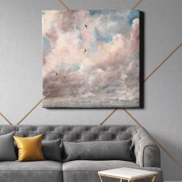 Cloud (1821) painting by John Constable Square Canvas Wall Art