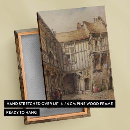 Courtyard, Rue de La Tannerie - Medieval French House By Lewis John Wood 