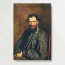 Bearded Man in a Dark Robe Canvas Print