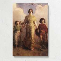 The Virgin by Abbott Handerson Thayer Canvas Print