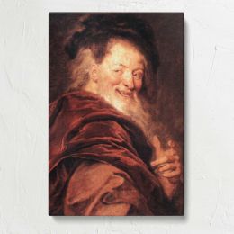 Democritus Portrait Canvas Print