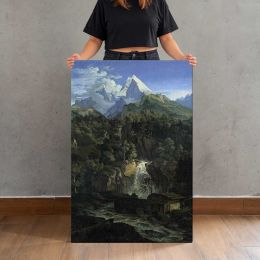The Watzman by Adrian Ludwig Richter Canvas Print