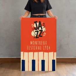 Montreux Jazz Festival 1984 Piano Keys Canvas Print