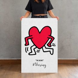Dancing Red Heart Canvas Print