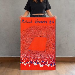 Roland Garros 1984 Tennis Court Canvas Print