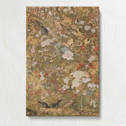 Myriad Birds Insects and Flowers Canvas Print