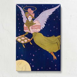 Vanity Fair Winged Figure Canvas Print