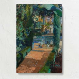 Court of the Dances Alcazar Seville by Joaquín Sorolla Canvas Print