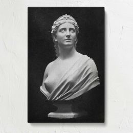 Bust of Faith Sculpture by Hiram Powers Canvas Print
