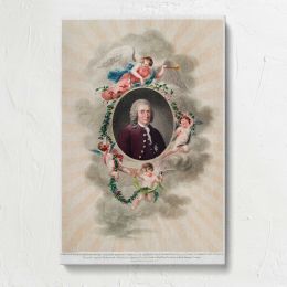 Portrait of Carl Linnaeus by Robert John Thornton Canvas Print
