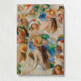Study of Heads by Pierre-Auguste Renoir Canvas Print