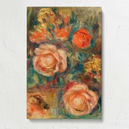 Bouquet of Roses by Pierre-Auguste Renoir Canvas Print