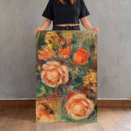 Bouquet of Roses by Pierre-Auguste Renoir Canvas Print