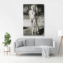 Marilyn Monroe Naked Canvas USA Model Wall Artwork Hangings