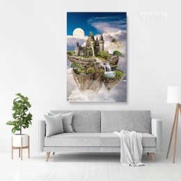 Sky Castle Blank Mystic Fairy Fantasy Posters Canvas Wall Art