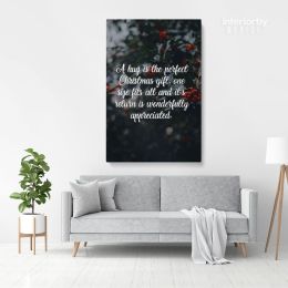 Santa Claus's Christmas Quote Wall Mural Gift Art Print Painting Framed Canvas