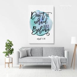 Holy Bible Verse Art Canvas Office Scripture Decals Quotes Print Bible Verse Canvas Wall Art