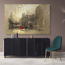 A Tale of Two Jacket Love Story Couples Canvas Wall Art