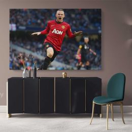 Soccer Player Wayne Rooney Sports Canvas Wall Art