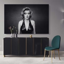 Marilyn Monroe Naked Canvas American Model Wall Artwork Hangings Pop Sexy in Bed Canvas Wall Art
