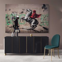 Modern Art Banksy Graffiti Street Arts Urban Canvas Wall Art