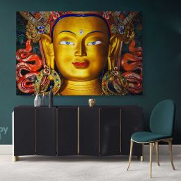 Eye of Lord Maitreya Buddha Modern Canvas Wall Art