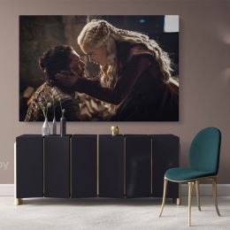Game of Thrones Emilia Clarke Tyrion Lannister Movie Art Canvas Wall Art
