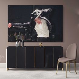 Michael Jackson King of Pop Wall Art Canvas Personalised Poster Framed Canvas