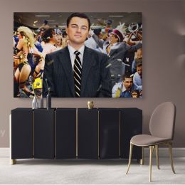 Wolf of the Street Leonardo Dicaprio Movie Canvas Wall Art