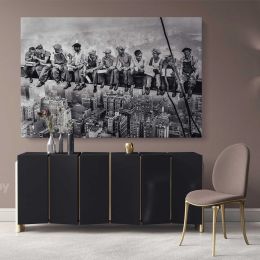 Lunch Atop a Skyscraper Canvas Wall Art
