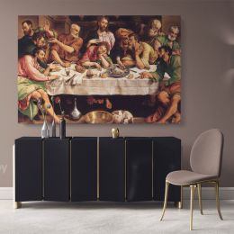 The Last Supper Paintings 8 Hand Painted by Famous Painters Artists Version by Canvas Wall Art