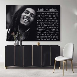 Bob Marley Positive Quotes Art Canvas Bob Marley Art Canvas Wall Art