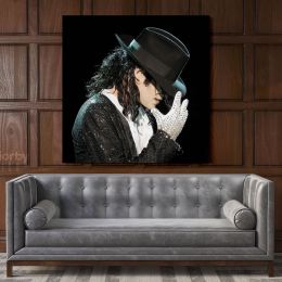 Michael Jackson King of Pop Quote Canvas Mj Dance Moves Wall Art Print Poster Framed Canvas