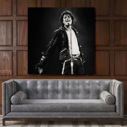 Famous Michael Jackson King of Pop Quote Canvas Mj Dance Moves Wall Art Print Poster Framed Canvas
