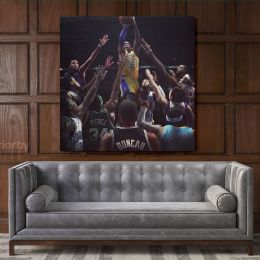 Kobe Bryant Photo Print on Canvas Wall Hangings