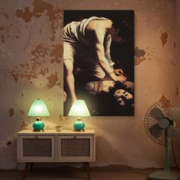 David and Goliath - Baroque Triumph Painting by Caravaggio 