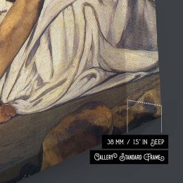 Dead Christ with Angels by Edouard Manet - Wounded Christ and Red Winged Figures 