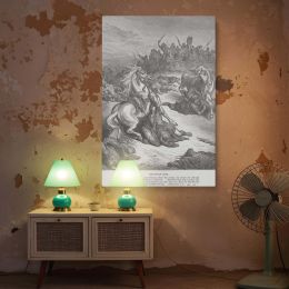 Death of Saul - Gustave Dore Mount Gilboa Battle Scene 