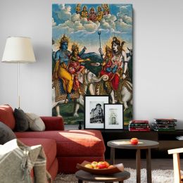 Divine Council - Vishnu, Lakshmi, Shiva, Parvati & Brahma