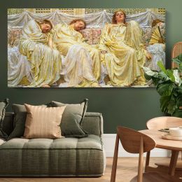 Dreamers by Albert Joseph Moore Panoramic Wall Art
