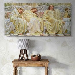 Dreamers by Albert Joseph Moore Panoramic Wall Art