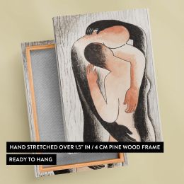 Embrace - Minimalist Abstract Figure Drawing By Mikula_ Galanda 