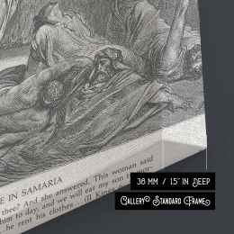 Famine in Samaria - Gustave Dore City Desperation and King's Despair 