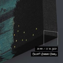 Fireflies at Ochanomizu by Kobayashi Kiyochika Canvas Wall Art Print
