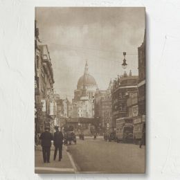 Fleet Street London - Cityscape with St. Paul's Cathedral By Harry Moult 