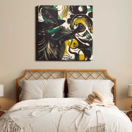 Genesis II (Schopfungsgeschichte II) (1914) print in high resolution by Franz Marc Square Canvas Wall Art