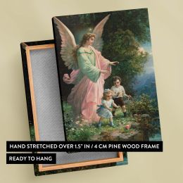Guardian Angel - Children by Cliff Spiritual Protection Scene