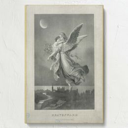 Heavenward - Angel Carrying Child in Celestial Scene By Charles Lubrecht 