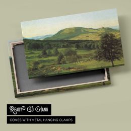 Hill and Dale by Albert Bierstadt Canvas Wall Art Print